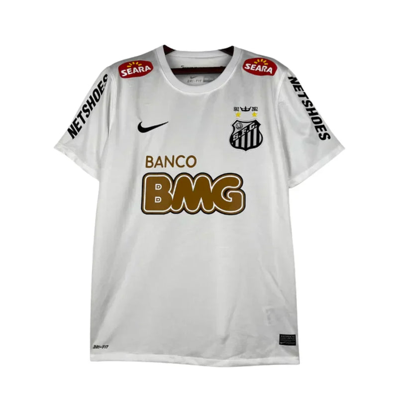 Camisa Masculina Retrô Santos 11/12 - Neymar