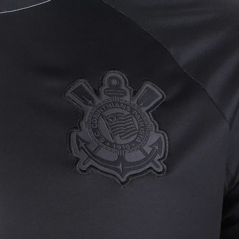 Camiseta Corinthians Pré Jogo 23/24  - Preto+Branco
