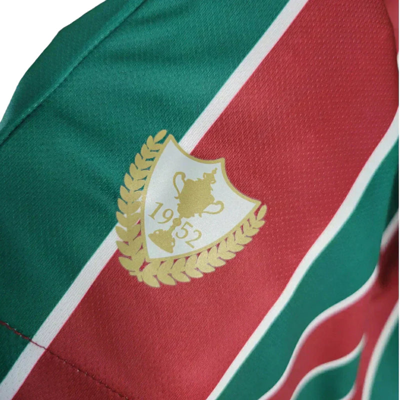 Camisa Masculina Fluminense Torcedor + Patchs Campeão Libertadores 2024